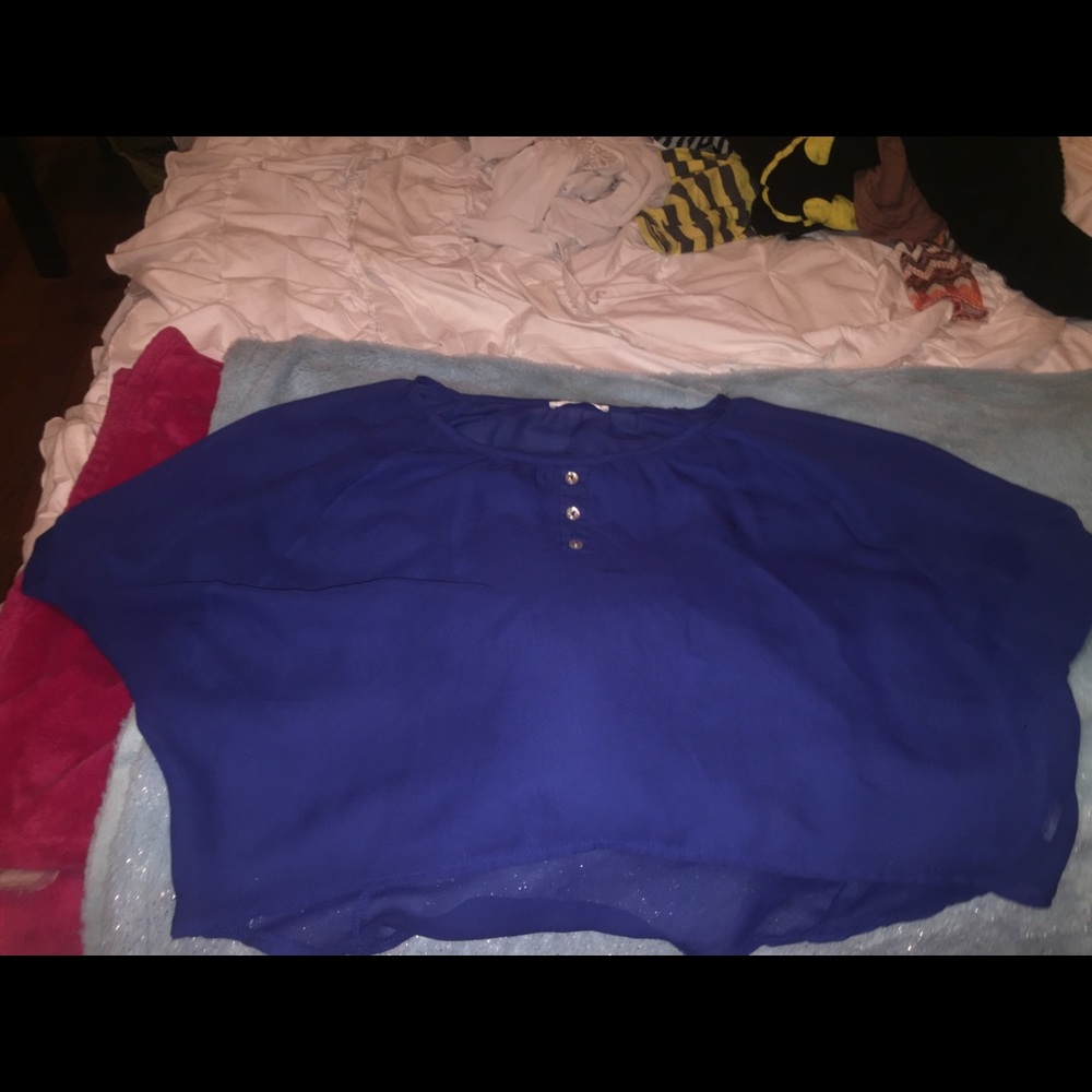 A blue shirt